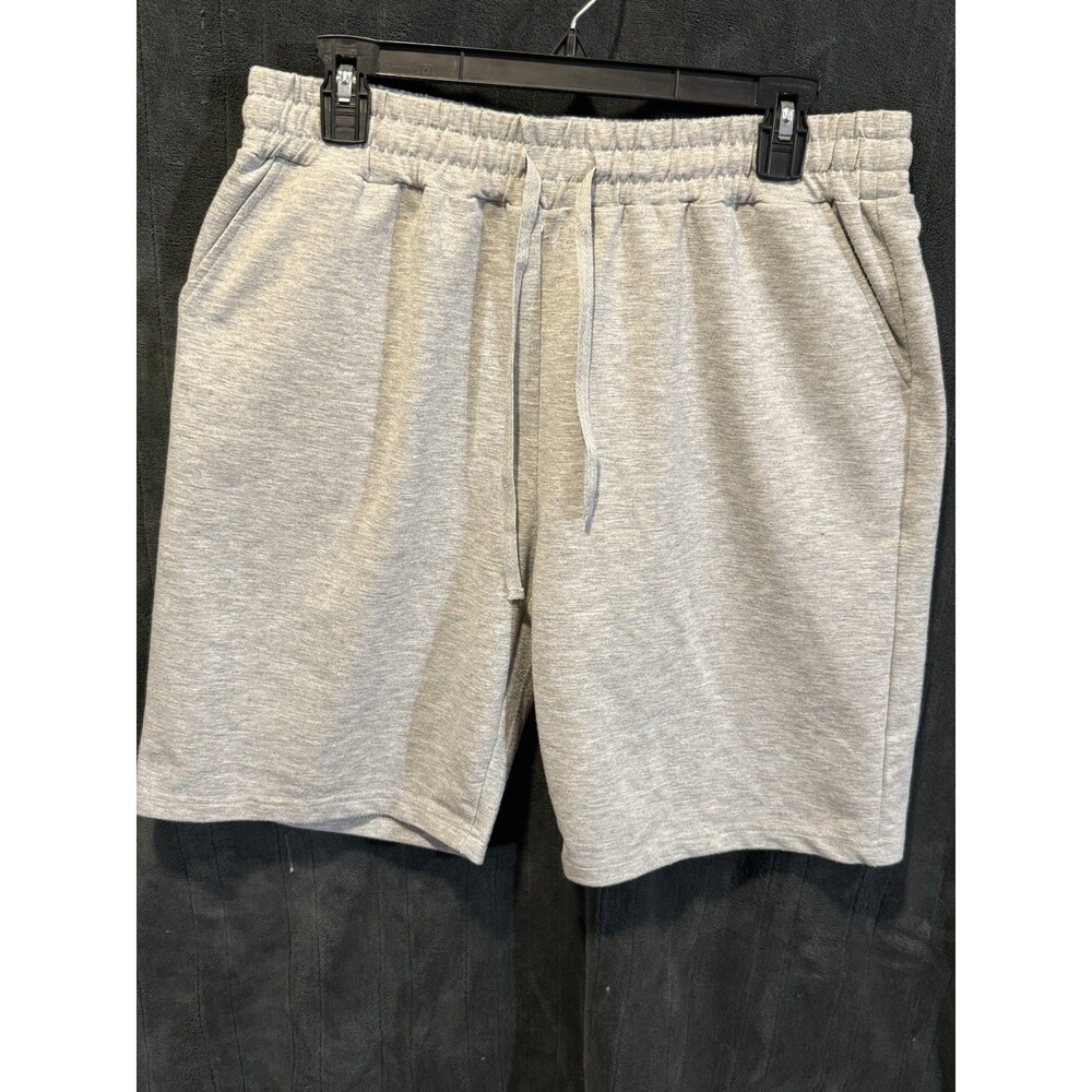 Dibaolo men gray drawstring sweat shorts xL